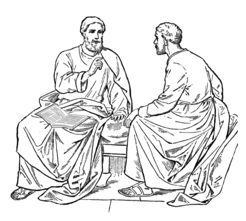 Gesprek over het geestelijk leven. Luister eens mee (Theodorus à Brakel).